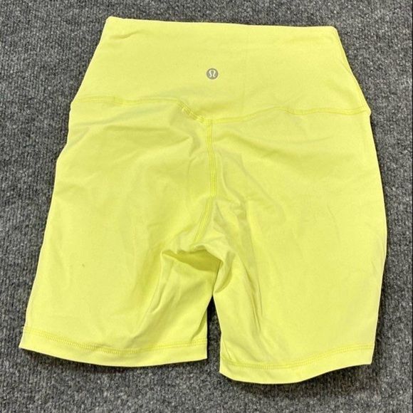 lululemon athletica Pants - Lululemon Neon Yellow High-Waisted Shorts